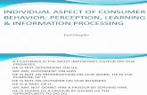 Consumer Behavior(Lecture 2)