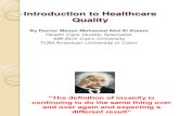 Introduction in Healthcare Quality