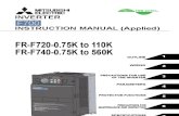 Mitsubishi F700 VFD Manual-Applied-Japanese Domestic