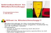 Bar1 Introduction to Biotechnology