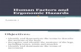Human Factors and Ergonomic Hazards Assignment 3 c