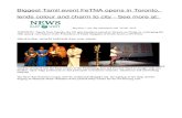 Biggest Tamil event FeTNA opens in Toronto, 