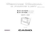 Casio Ev510s Lcd Tv Sm