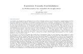 Famine Foods Forbidden: A Philosophy forHealth throughDiet: 04 Jul 2013