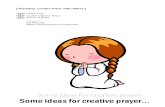 Creative Prayer Ideas