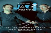 Lancaster Jazz Festival Print Programme 2013