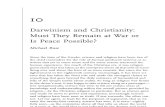 Apologetics - Darwinism and Christianity. Must They Remain at War or is Peace Possible - Michael