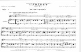 Cabaret Conductor's Score