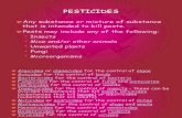 Pesticides Report