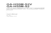 Mb Manual Ga-h55m-s2v e