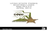 2013 Utah Boating Laws and Rules