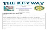 The Keyway - 26 June 2013 Edition - weekly newsletter for the Rotary Club of Queanbeyan