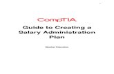 Guide to Creating a Salary Administration Plan