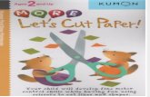 Ages 2 and Up - Lets Cut Paper More Kumon