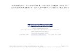 2011 Self Assessment Training Checklist