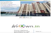 Purva Highland,Kanakapura Road,Bangalore South-ready to move in. WeOwn.in gives exclusive discounts to its user groups-call 80500 60099