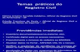 Registro Civil - temas práticos