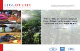 The Business Case for Mainstreaming Gender in REDD+ - November 2011