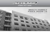 Schlage Residential Multi Family July 2013 Price Book