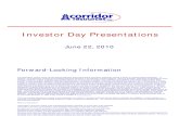 Corridor Resources - 22-Jun-2010 Investor Day Presentation