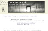 Waterways: Poetry in the Mainstream volume 24 no. 6