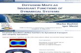 Diffusion Maps as Invariant Functions of Dynamical Systems