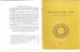 Matematicki list 1983 XVII 6
