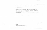 'Writing English Language Tests' - Heaton j.b.