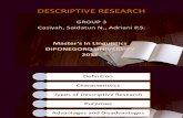 Descriptive Research Grup 3