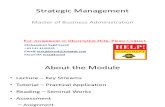 Strategic Management Lecture 1