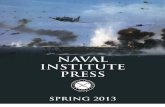 Naval Institute Press Spring 2013 Catalog