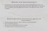 Hormonal Feedback Mechanism in Male and Female, In Reproductive Cycle, During Pregnancy and Lactation Note