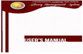 CONGRESSIONAL NATIONAL HIGH SCHOOL LIBRARY SYSTEM USER'S MANUAL