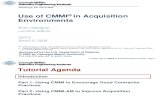 Use of Cmmi in Acquisition Environments