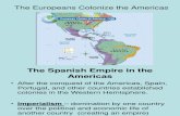 Europeans Colonize the Americas