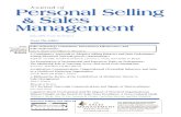 Personal Selling or Sales Managent