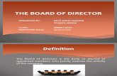 The Board of Director