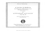 Vivaldi - Piccolo Concerto C Major (Orchestra)
