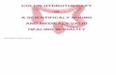 Colon Hydrotherapy is Scientificaly Sound and Medicaly Valid Healing Modality
