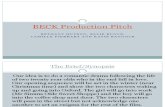 BECK Production Pitch