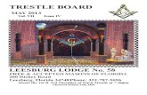 Leesburg Lodge 58 May 2013 Trestle Board