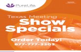 Texas Meeting Show Specials