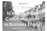 15 Ways to Improve Oral Communication