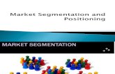 Market Segmentation and Positioningl