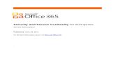 Office 365 Security and Service Continuity Service Description