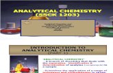 1.1 Introduction of analytical chemistry