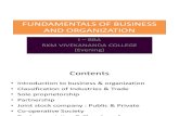 Fundamentals of Business and Organization