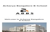 Acharya Bangalore B-School