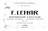 Lehar - hungarian Fantasy  violin and Piano