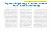Specifying Concrete for Durability Cif Dec 05